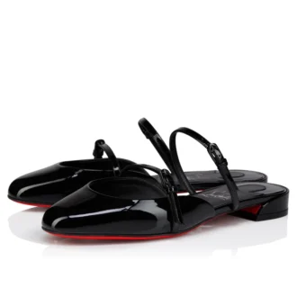 Jane Nina – Mules – Lakeret kalveskind – Sort – Dame Jane Nina – Mules – Lakeret kalveskind – Sort – Dame