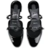 Jane Nina – Mules – Lakeret kalveskind – Sort – Dame