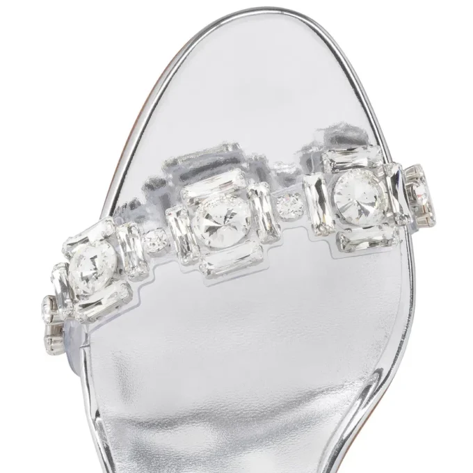 Just Jewel – 85 mm sandaler – TPU og lamineret kalveskind – Krystal – Dame Just Jewel – 85 mm sandaler – TPU og lamineret kalveskind – Krystal – Dame