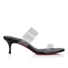 Just Nothing – 55 mm mule – TPU og lakeret kalveskind – Sort – Dame Just Nothing – 55 mm mule – TPU og lakeret kalveskind – Sort – Dame