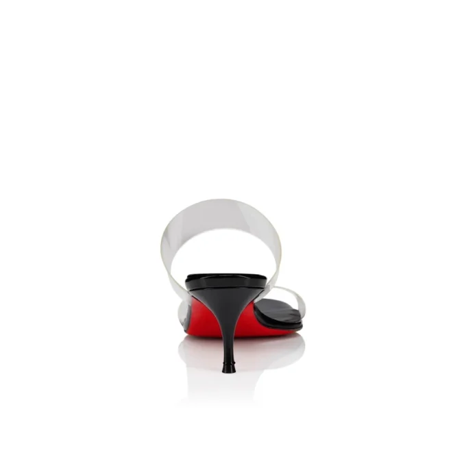 Just Nothing – 55 mm mule – TPU og lakeret kalveskind – Sort – Dame Just Nothing – 55 mm mule – TPU og lakeret kalveskind – Sort – Dame