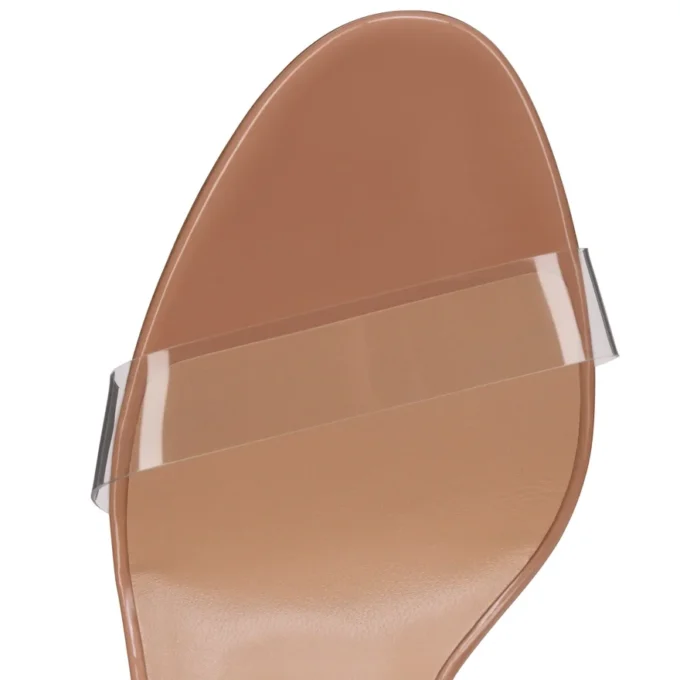 Just Nothing – 85 mm mule – laklæder og TPU – Blush – Dame