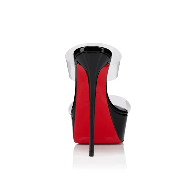 Just Nothing Alta – 150 mm mule – TPU og lakeret kalveskind – Sort – Dame Just Nothing Alta – 150 mm mule – TPU og lakeret kalveskind – Sort – Dame