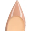 Kate – 100 mm pumps – laklæder – blush