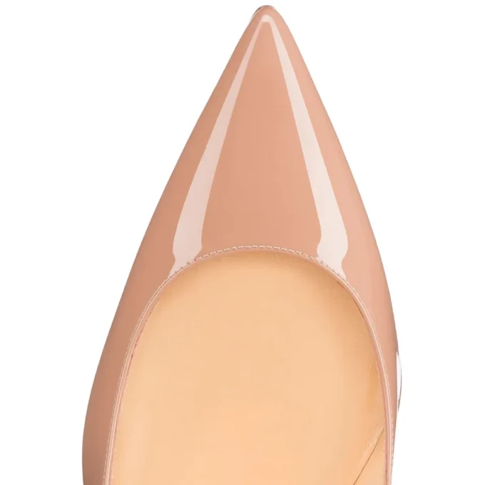 Kate – 100 mm pumps – laklæder – blush