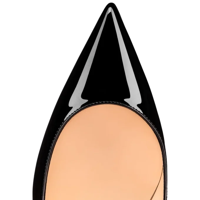 Kate – 100 mm pumps – laklæder – sort – kvinder