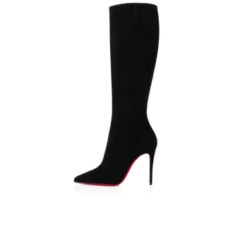 Kate Botta – 100 mm støvler – Veau Velours – Sort Kate Botta – 100 mm støvler – Veau Velours – Sort