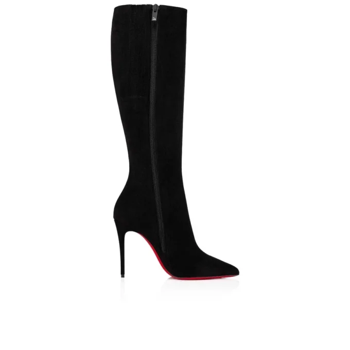 Kate Botta – 100 mm støvler – Veau Velours – Sort