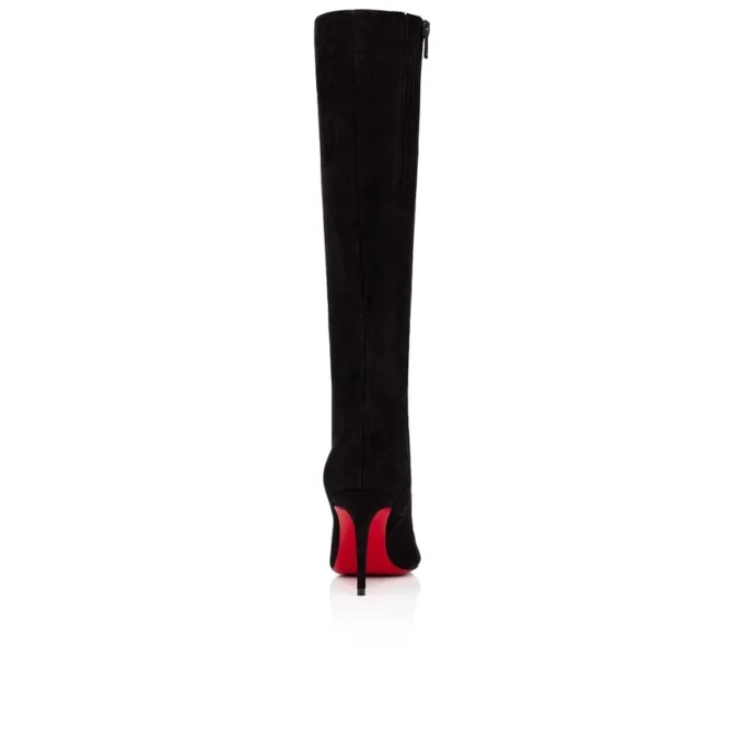 Kate Botta – 85 mm støvler – kalveskind i velour – sort – kvinder Kate Botta – 85 mm støvler – kalveskind i velour – sort – kvinder