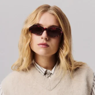 Kate Lb0025 – Solbriller – Acetat – Rød Havana