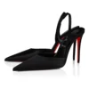 Kate Max O Sling – 100 mm slingback-pumps – crepesatin – sort – kvinder Kate Max O Sling – 100 mm slingback-pumps – crepesatin – sort – kvinder