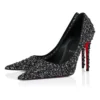 Kate Max Perla – 100 mm pumps – crepesatin, strass og perler – sort – kvinder Kate Max Perla – 100 mm pumps – crepesatin, strass og perler – sort – kvinder