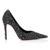 Kate Max Perla – 100 mm pumps – crepesatin, strass og perler – sort – kvinder Kate Max Perla – 100 mm pumps – crepesatin, strass og perler – sort – kvinder