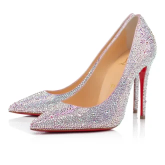 Kate Strass – 100 mm pumps – metallisk ruskind – version Ab – kvinder