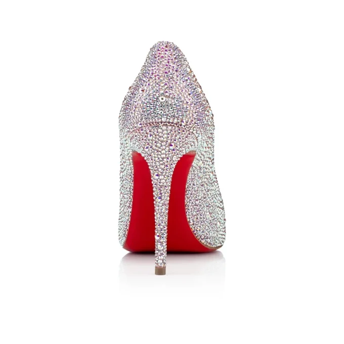 Kate Strass – 100 mm pumps – metallisk ruskind – version Ab – kvinder Kate Strass – 100 mm pumps – metallisk ruskind – version Ab – kvinder