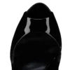 Lady Z – 120 mm pumps – lakeret kalveskind – sort – kvinder Lady Z – 120 mm pumps – lakeret kalveskind – sort – kvinder