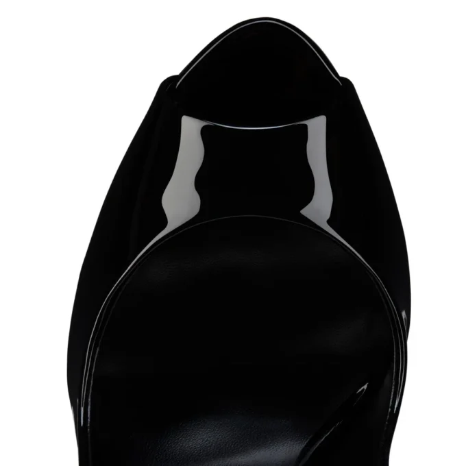 Lady Z – 120 mm pumps – lakeret kalveskind – sort – kvinder Lady Z – 120 mm pumps – lakeret kalveskind – sort – kvinder