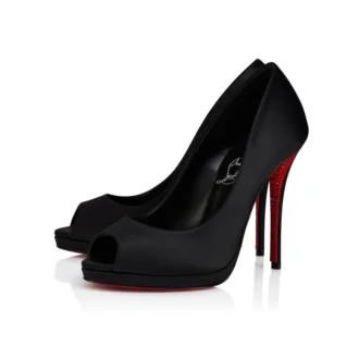 Lady Z Suola Strass – 120 mm pumps – crepe satin – sort – kvinder Lady Z Suola Strass – 120 mm pumps – crepe satin – sort – kvinder