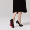 Lady Z Suola Strass – 120 mm pumps – crepe satin – sort – kvinder Lady Z Suola Strass – 120 mm pumps – crepe satin – sort – kvinder