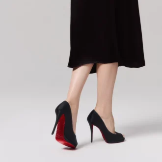 Lady Z Suola Strass – 120 mm pumps – crepe satin – sort – kvinder Lady Z Suola Strass – 120 mm pumps – crepe satin – sort – kvinder