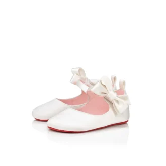 Lou Babe – Ballerinasko – Crepe Satin – Bianco – Baby