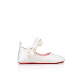 Lou Babe – Ballerinasko – Crepe Satin – Bianco – Baby