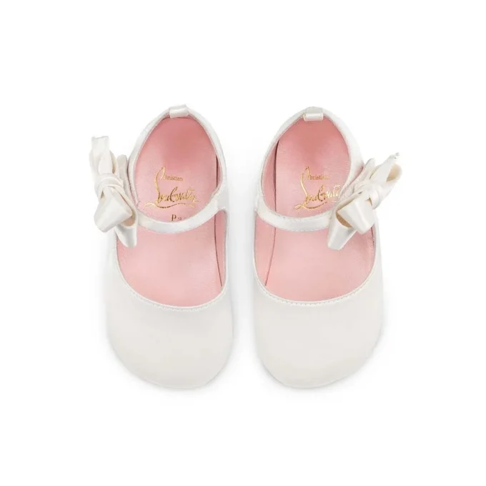 Lou Babe – Ballerinasko – Crepe Satin – Bianco – Baby Lou Babe – Ballerinasko – Crepe Satin – Bianco – Baby
