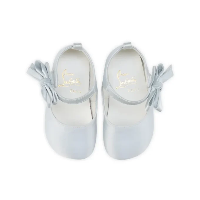 Lou Babe – Ballerinasko – Crepe-satin – Pastelblå – Baby