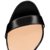 Loubi Queen – 100 mm sandaler med remme – nappalæder – sort – kvinder Loubi Queen – 100 mm sandaler med remme – nappalæder – sort – kvinder