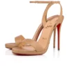 Loubi Queen – 120 mm sandaler – Nappalæder – Nude 1 – Dame