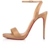 Loubi Queen – 120 mm sandaler – Nappalæder – Nude 1 – Dame