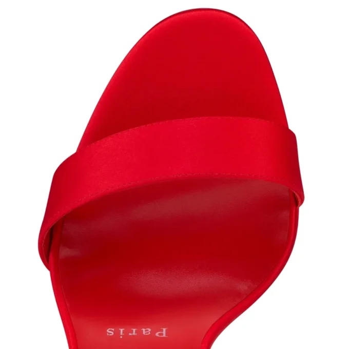 Loubi Queen Alta – 150 mm remsandaler – crepesatin – Loubi – kvinder Loubi Queen Alta – 150 mm remsandaler – crepesatin – Loubi – kvinder