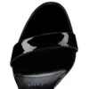 Loubi Queen Alta – 150 mm sandaler med remme – laklæder – sort – kvinder Loubi Queen Alta – 150 mm sandaler med remme – laklæder – sort – kvinder