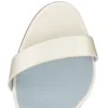 Loubigirl – 85 mm remsandaler – crepesatin – offwhite – kvinder