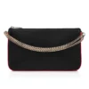 Loubila – Crossbody-taske – Kalveskind med struktur og glat kalveskind – Sort
