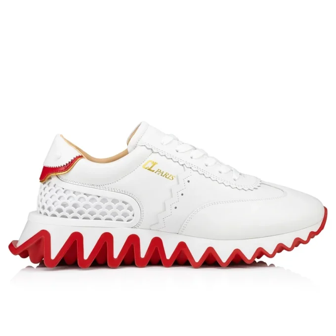 Loubishark – Sneakers – Kalveskind, neopren og gummi – Hvid – Herre Loubishark – Sneakers – Kalveskind, neopren og gummi – Hvid – Herre