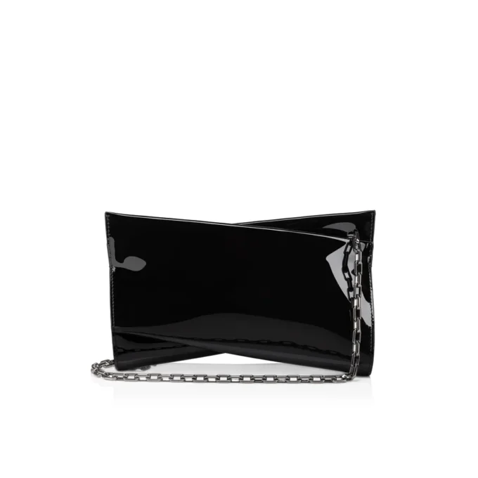 Loubitwist – Clutch – Lakeret læder – Sort Loubitwist – Clutch – Lakeret læder – Sort