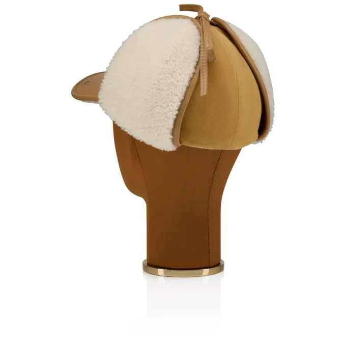 Loubiwood – Kasket – Lammeskind og shearling – Beige Loubiwood – Kasket – Lammeskind og shearling – Beige