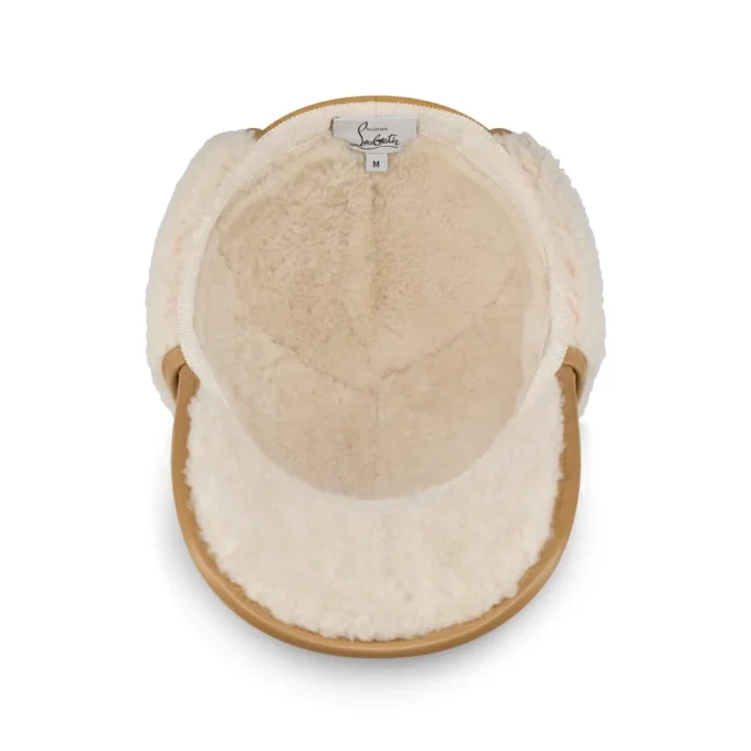Loubiwood – Kasket – Lammeskind og shearling – Beige Loubiwood – Kasket – Lammeskind og shearling – Beige
