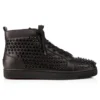 Louis – Høje Sneakers – Kalveskind og pigge – Sort – Herre