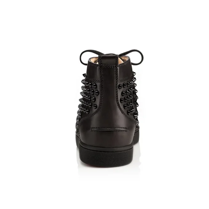 Louis – Høje Sneakers – Kalveskind og pigge – Sort – Herre