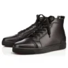 Louis – Højtop-Sneakers – Kalveskind – Sort – Herre
