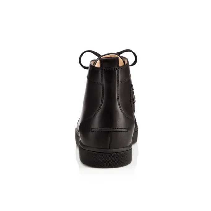 Louis – Højtop-Sneakers – Kalveskind – Sort – Herre