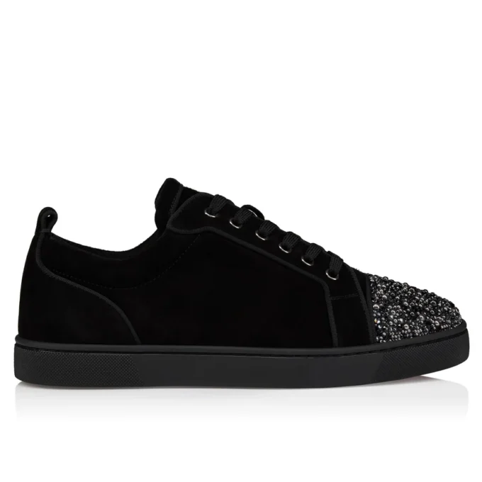 Louis Jr P Perla – Sneakers – Kalveskind og strass – Sort – Herre Louis Jr P Perla – Sneakers – Kalveskind og strass – Sort – Herre