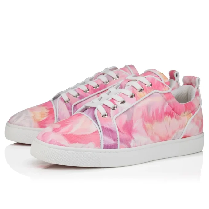 Louis Junior – Sneakers – Kinesisk stof med pæonprint – Flerfarvet – Herre Louis Junior – Sneakers – Kinesisk stof med pæonprint – Flerfarvet – Herre