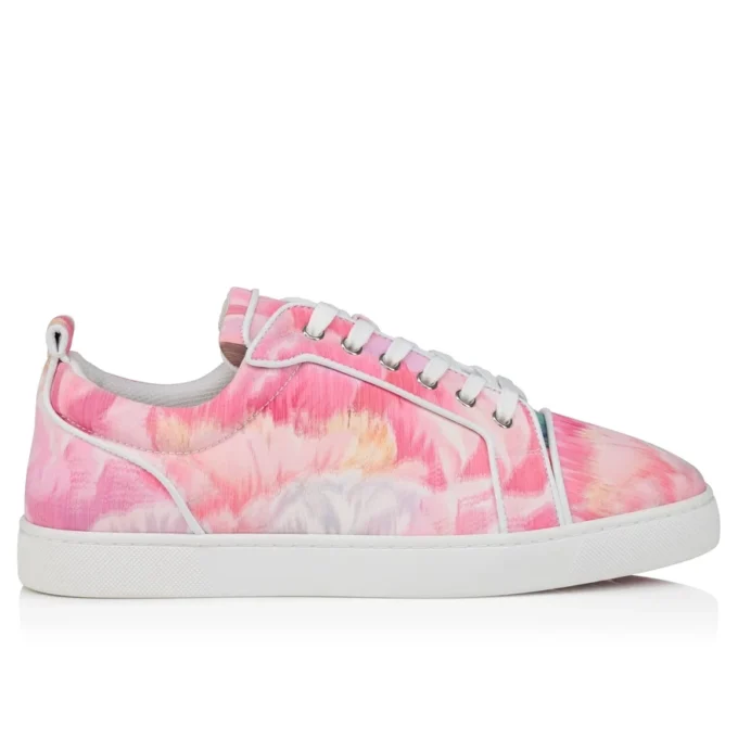 Louis Junior – Sneakers – Kinesisk stof med pæonprint – Flerfarvet – Herre Louis Junior – Sneakers – Kinesisk stof med pæonprint – Flerfarvet – Herre