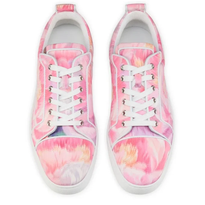 Louis Junior – Sneakers – Kinesisk stof med pæonprint – Flerfarvet – Herre Louis Junior – Sneakers – Kinesisk stof med pæonprint – Flerfarvet – Herre