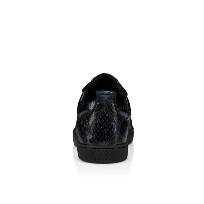 Louis Junior – Sneakers – Patchwork af vandslangeskind – Sort – Herre Louis Junior – Sneakers – Patchwork af vandslangeskind – Sort – Herre