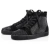 Louis Strass – Sneakers – Kalveskind og strass – Sort – Herre
