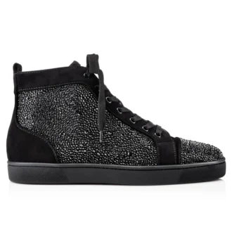Louis Strass – Sneakers – Kalveskind og strass – Sort – Herre Louis Strass – Sneakers – Kalveskind og strass – Sort – Herre